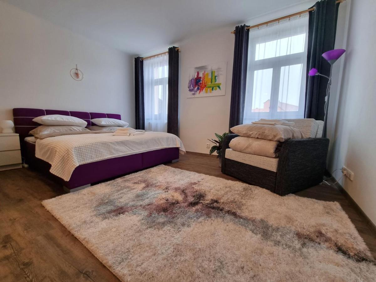 Velke Studio Na Velkem Namesti S Vybavenou Kuchyni Hradec Králové Esterno foto